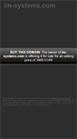 Mobile Screenshot of im-systems.com